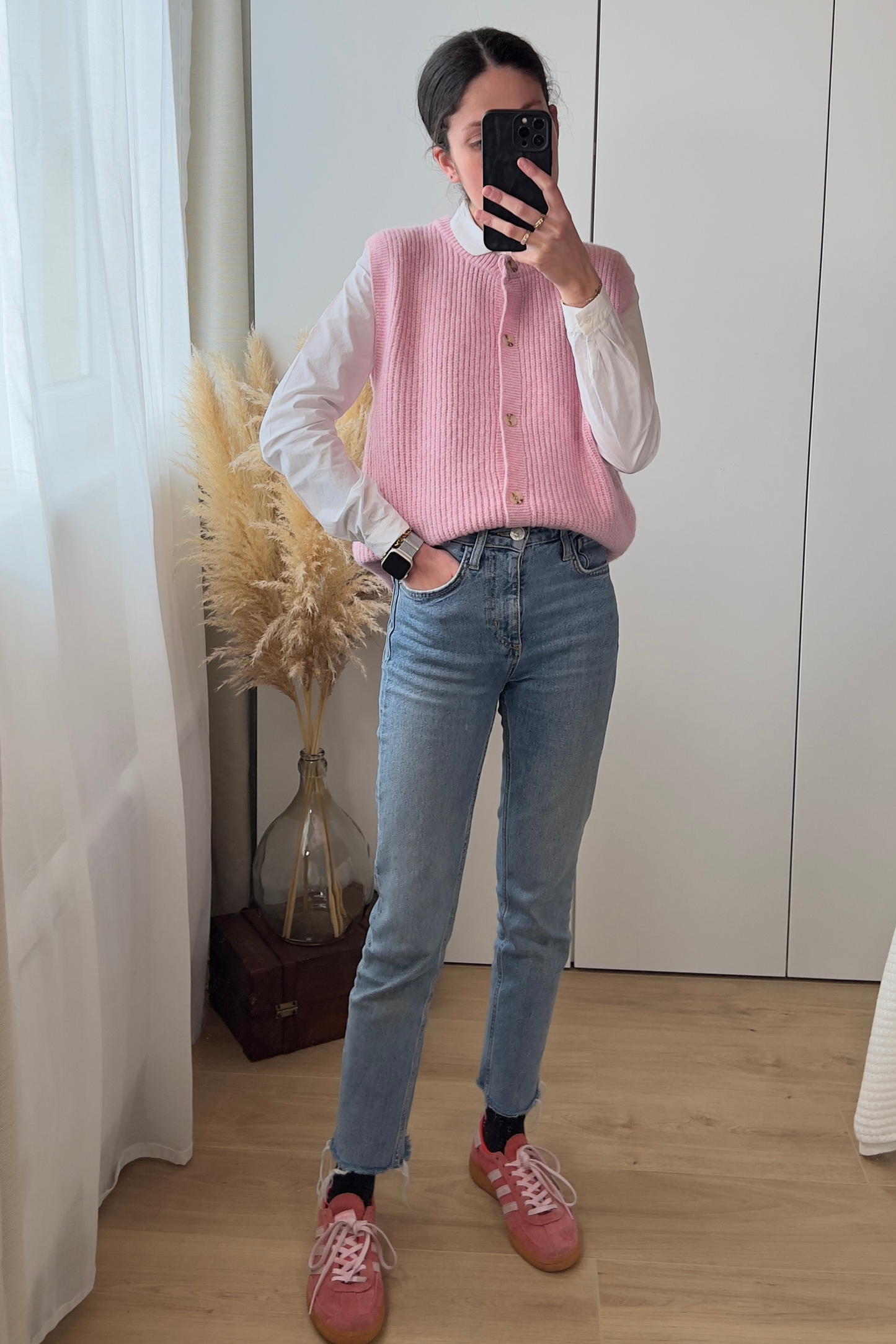 Gilet JULIANA Rose