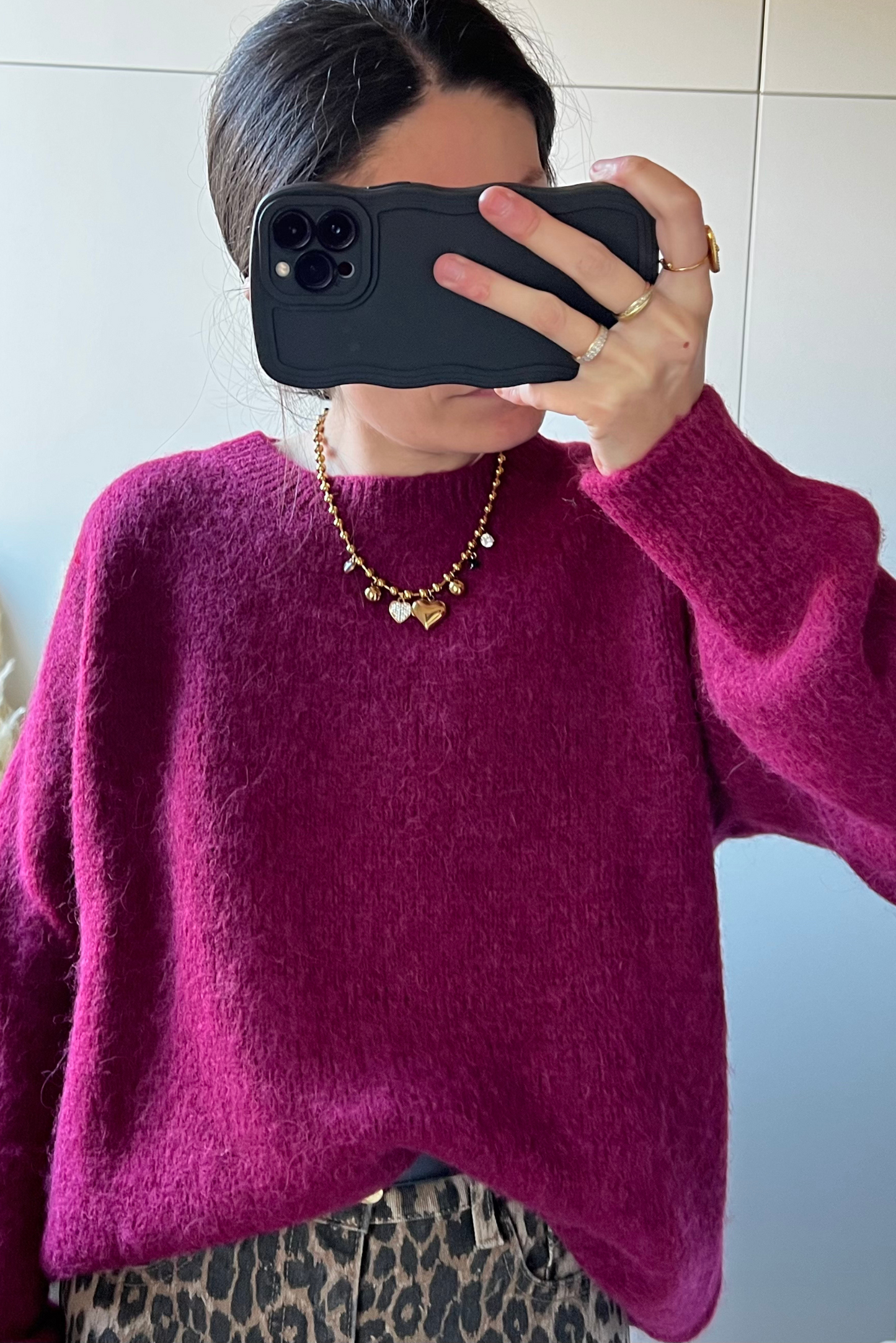 Pull LÉO Bordeaux
