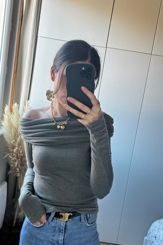 Top  LÉON Kaki