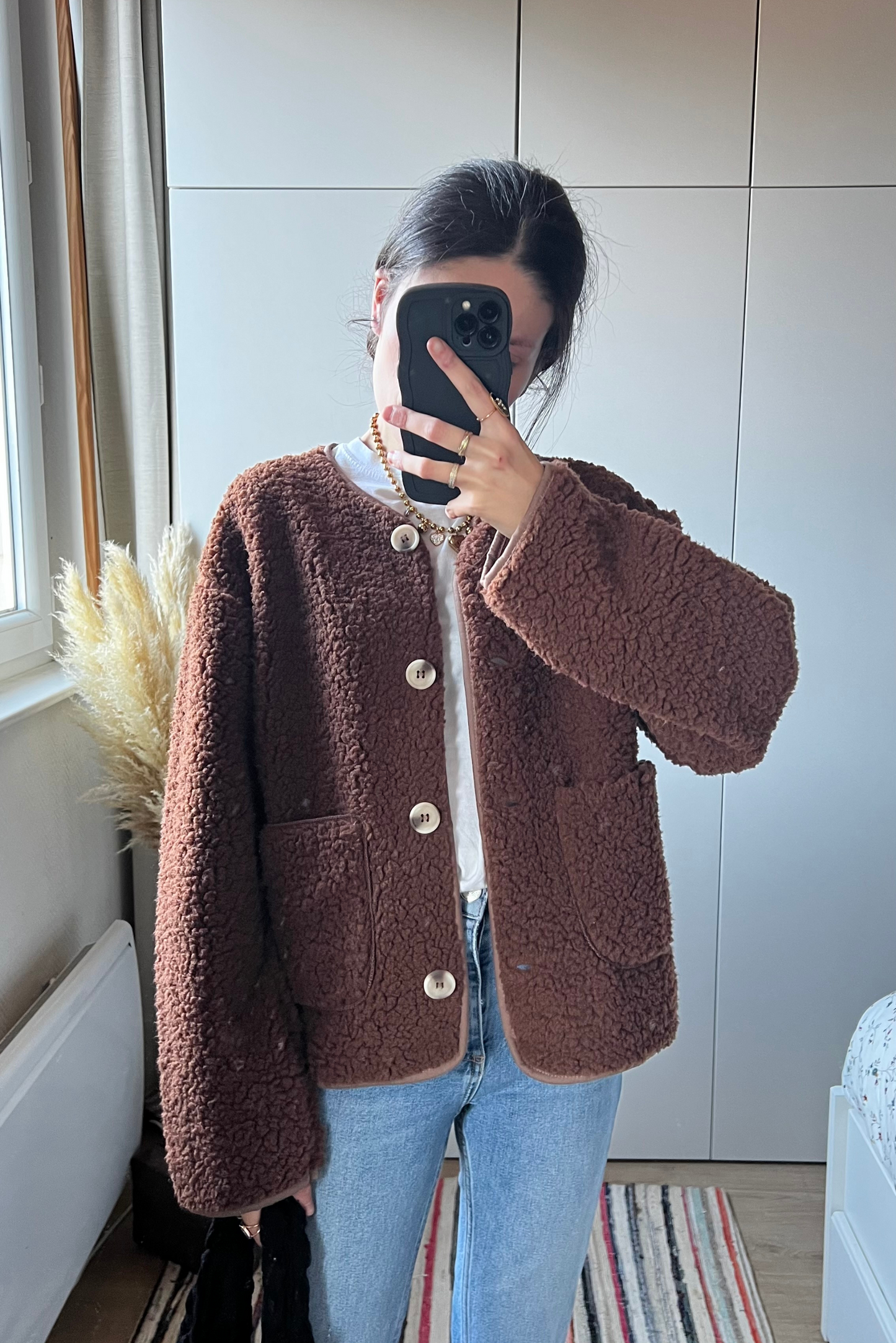Veste TELMA Marron