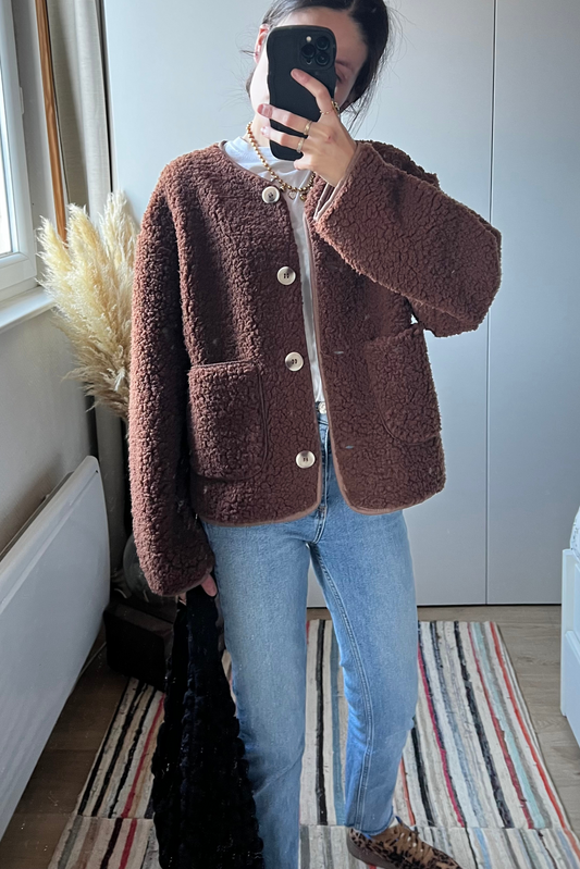 Veste TELMA Marron